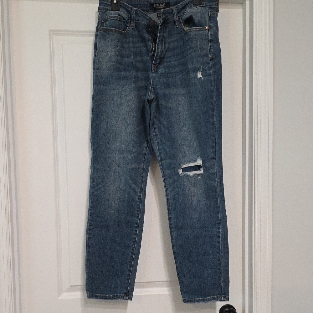 Judy Blue Classic Distressed Boyfriend Fit Jeans